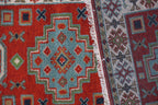 2' 8" x 8' 3" India Kazak Runner image 1