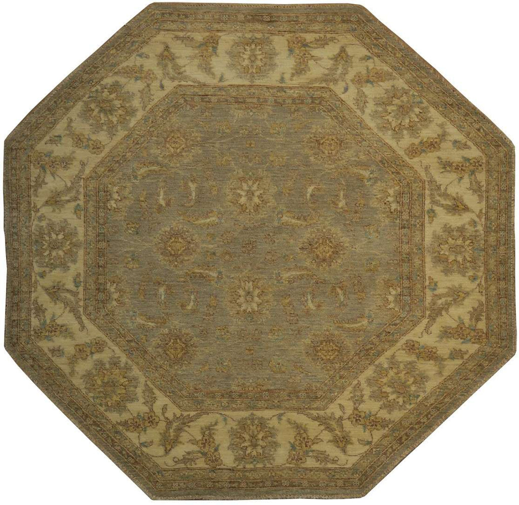 6' 0" x 6' 0" Pakistan Peshawar Octagon Rug image 0