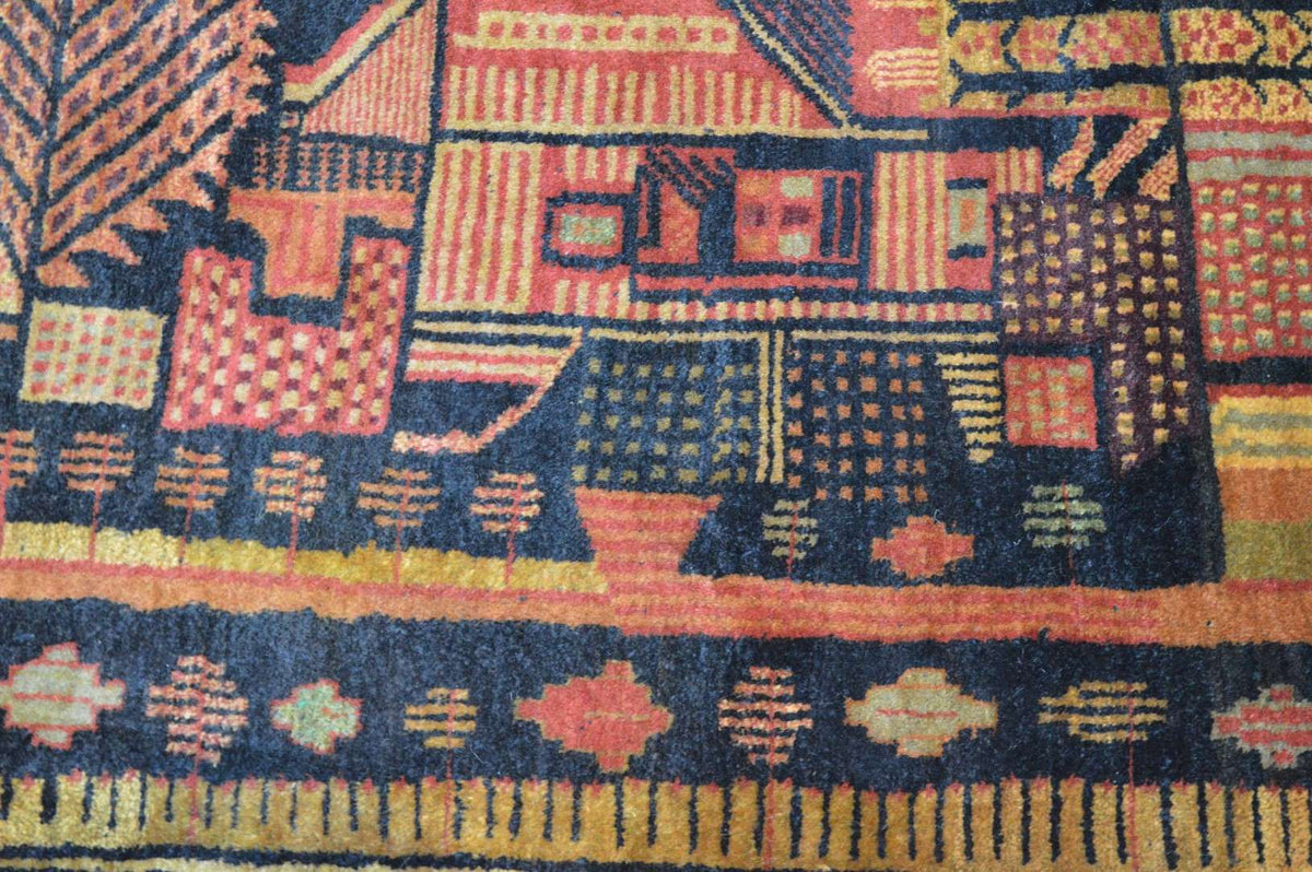 2' 8" x 4' 4" Afghanistan Belouch Rug image 9