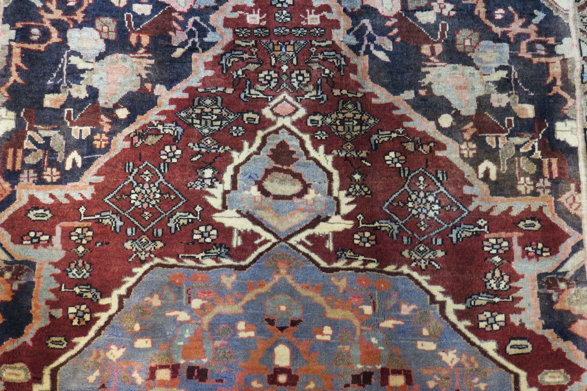 4' 3" x 7' 1" Persian Zanjan Rug image 5