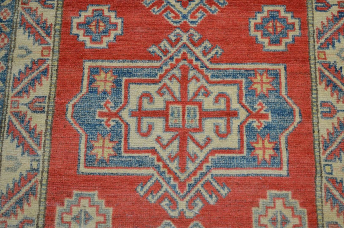 2' 7" x 9' 8" Pakistan Kazak Runner image 2
