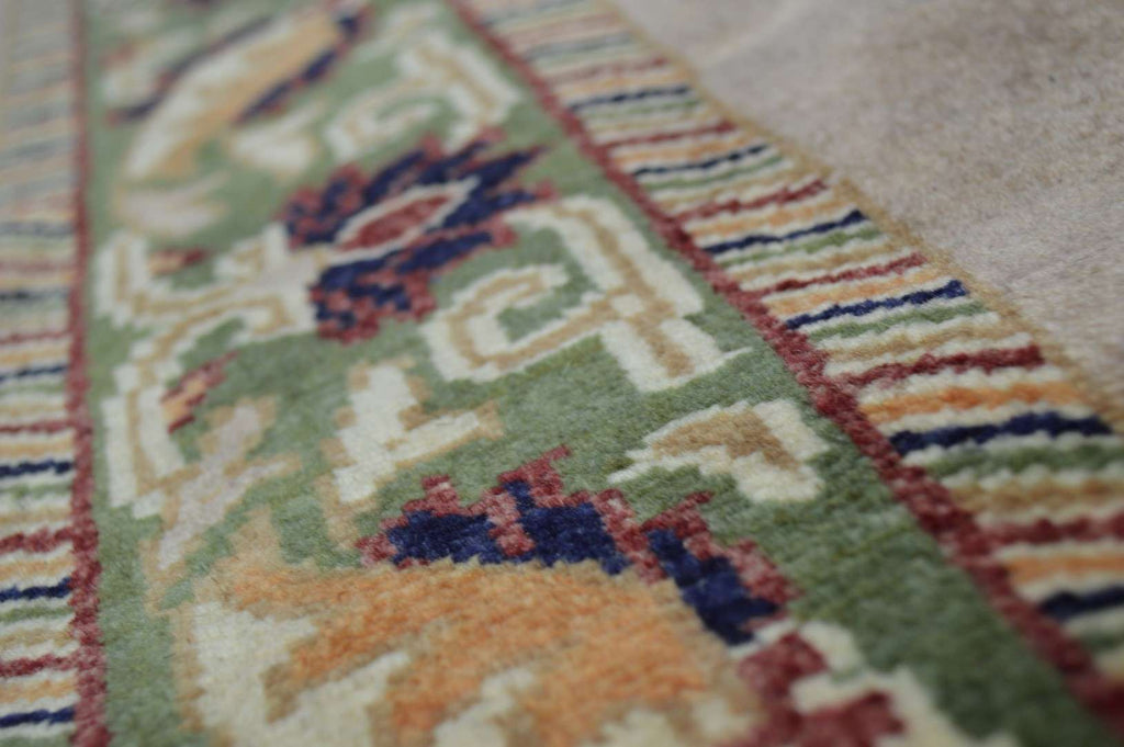2' 4" x 4' 3" India Tabriz Rug image 10
