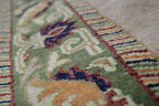 2' 4" x 4' 3" India Tabriz Rug image 10
