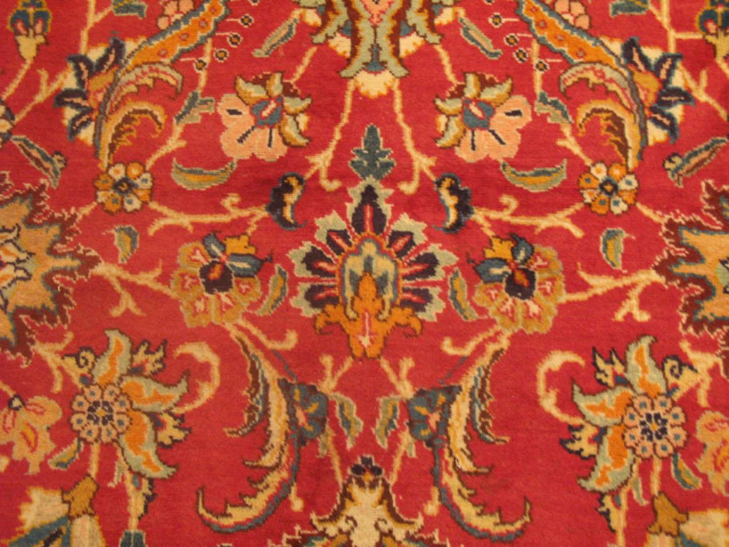9' 5" x 12' 1" Persian Tabriz Rug image 7
