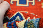 2' 8" x 8' 4" Pakistan Kazak Runner image 5