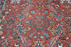 7' 0" x 9' 3" Persian Heriz Rug image 9