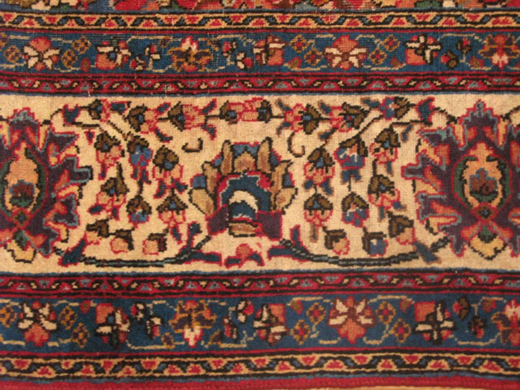 9' 5" x 15' 6" Persian Tabriz Rug image 2