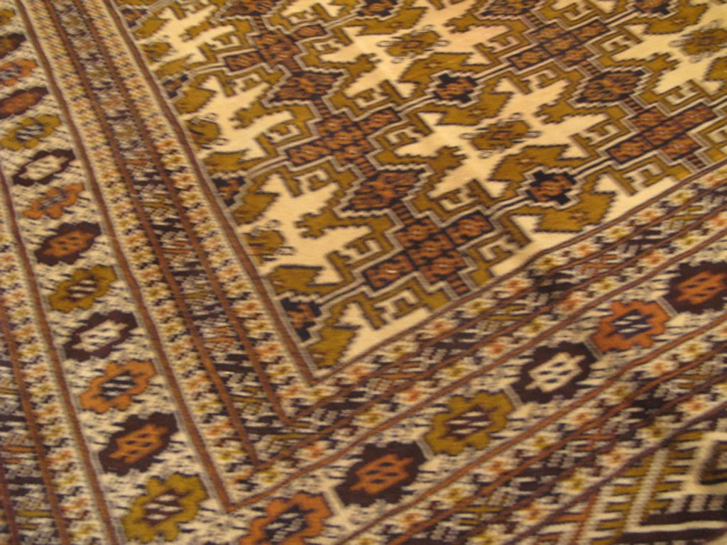 7' 2" x 9' 4" Persian Turkmen Rug image 3