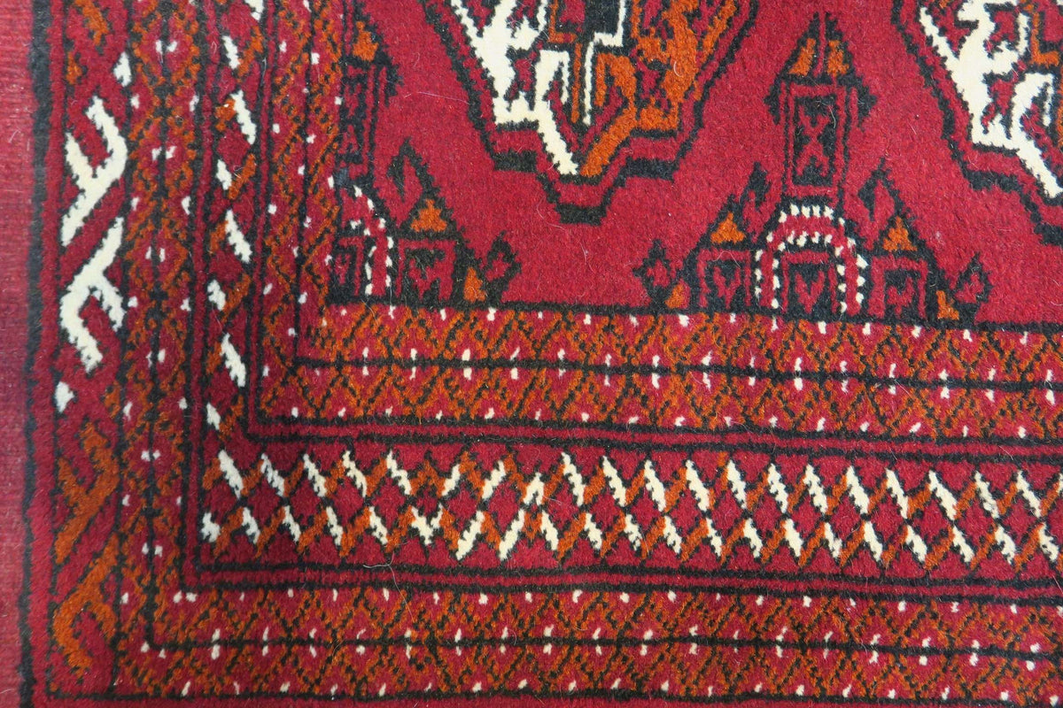 3' 3" x 4' 7" Vintage Turkeman Rug image 11