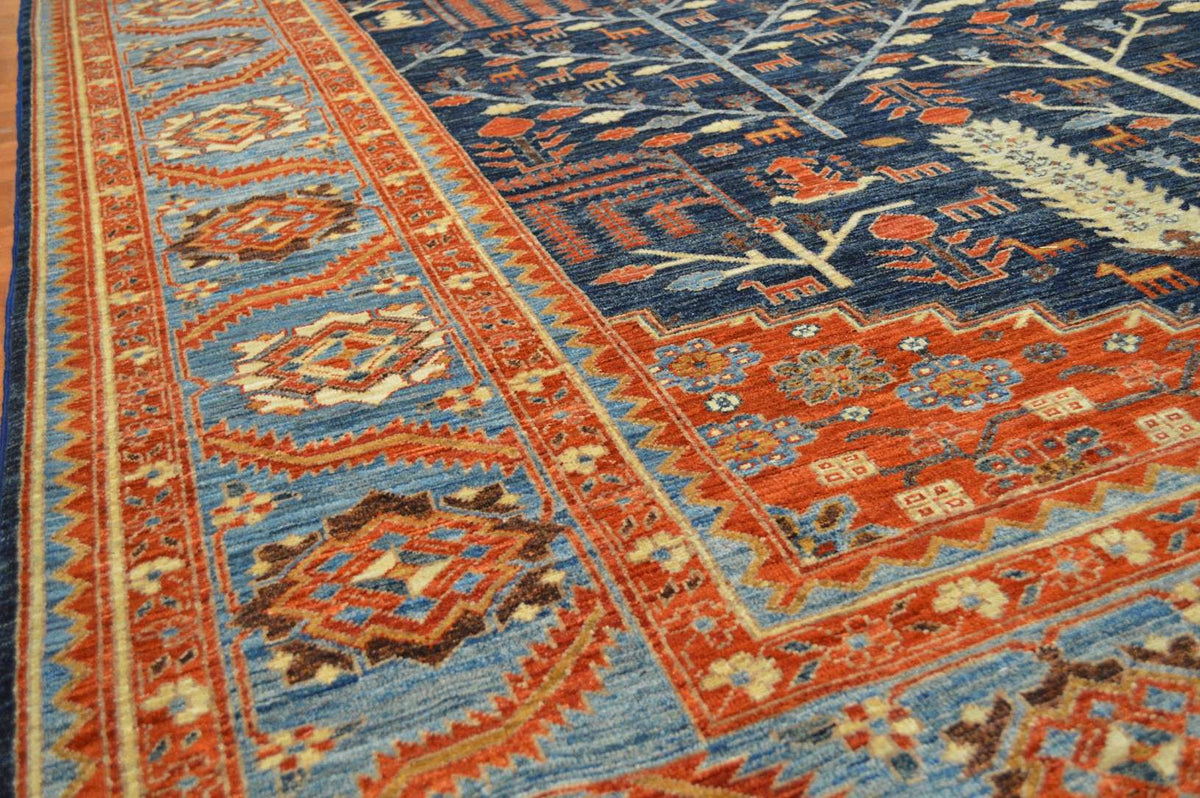 8' 2" x 10' 1" Pakistan Serapi Rug image 9