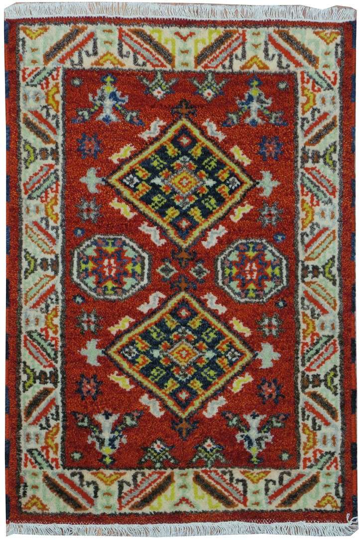 2' 0" x 3' 0" India Kazak Rug image 0