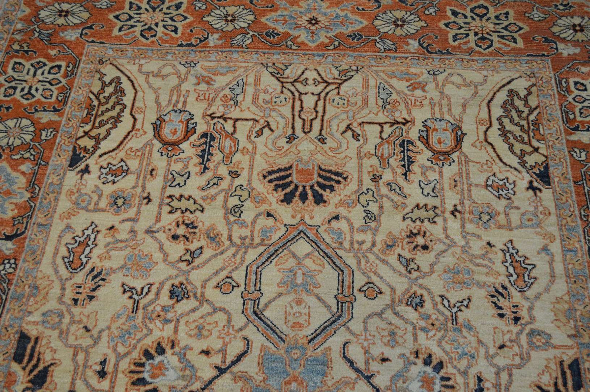 5' 8" x 8' 8" Pakistan Serapi Rug image 7