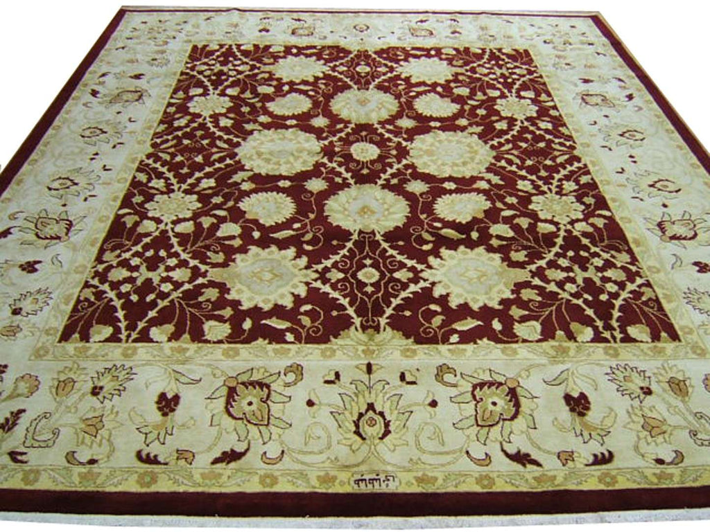 9' 8" x 10' 5" Persian Sultanabad Square Rug image 1