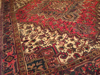8' 0" x 10' 6" Persian Heriz Rug image 6