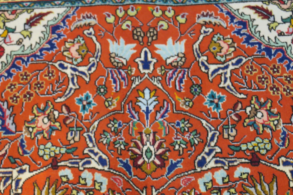 7' 0" x 10' 2" Persian Tabriz Rug image 11