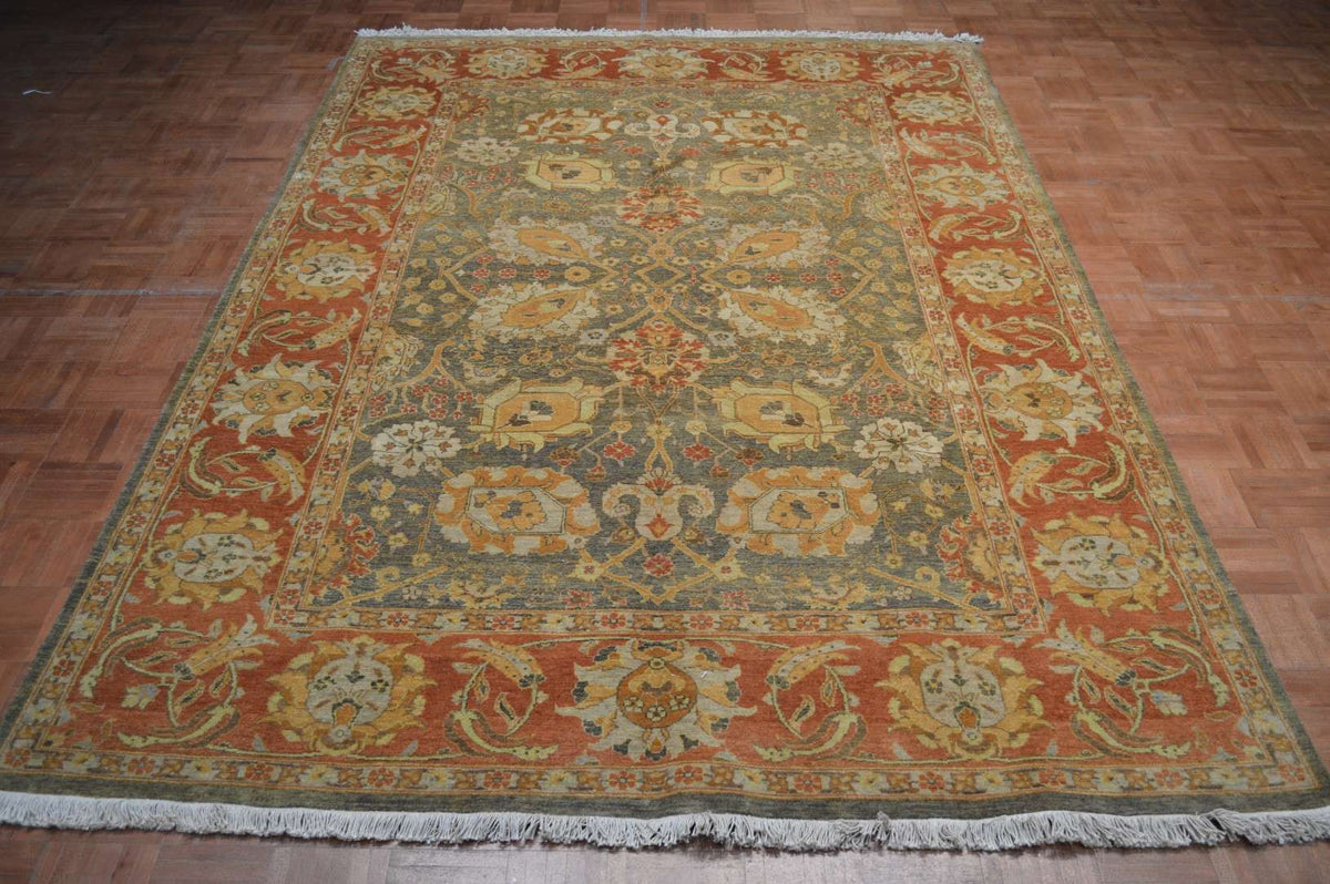 6' 1" x 8' 8" Pakistan Ottoman Rug image 8