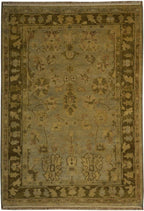 4' 1" x 6' 0" India Oushak Rug image 0
