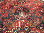 8' 7" x 11' 2" Persian Heriz Rug image 9