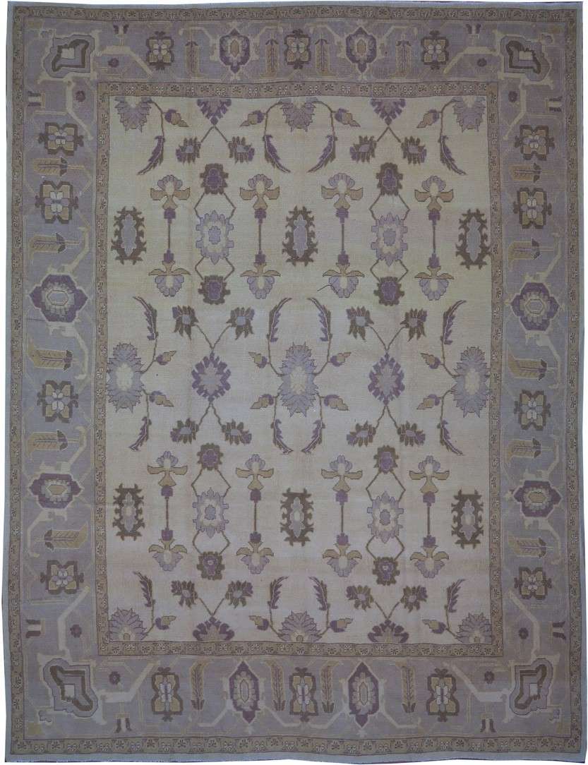 10' 8" x 14' 0" Turkish Oushak Rug image 0