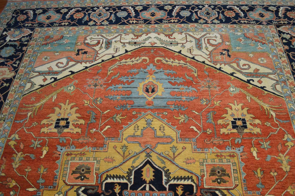 9' 0" x 12' 0" India Serapi Rug image 7