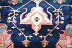 10' 0" x 14' 2" India Heriz Rug image 6