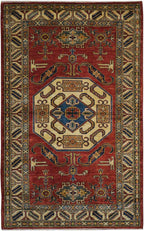 4' 3" x 7' 0" Pakistan Kazak Rug image 0