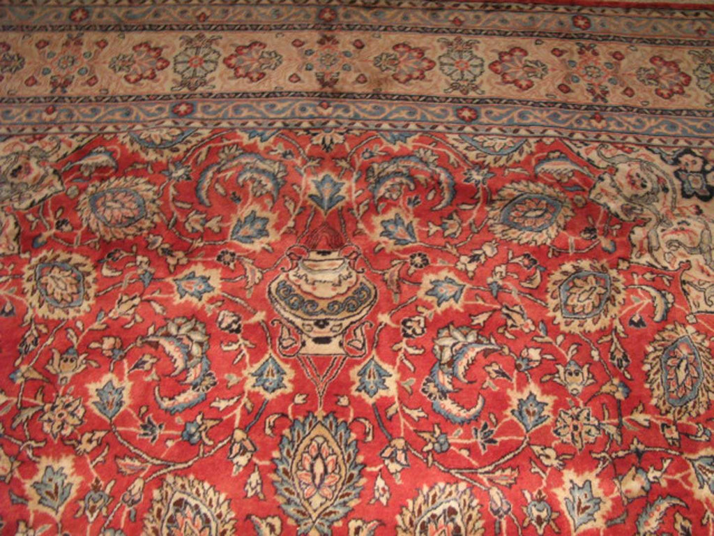 9' 0" x 13' 9" Persian Sarouk Rug image 6