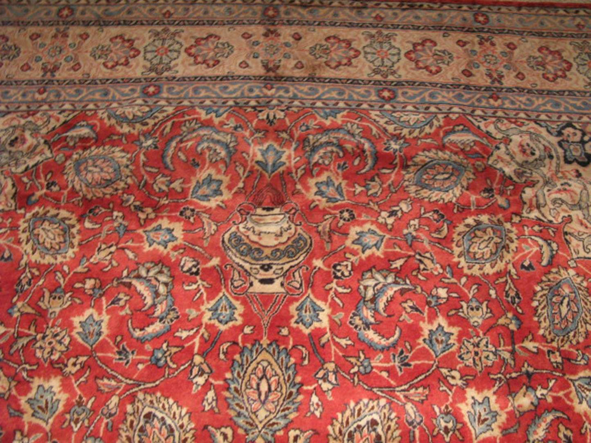 9' 0" x 13' 9" Persian Sarouk Rug image 6