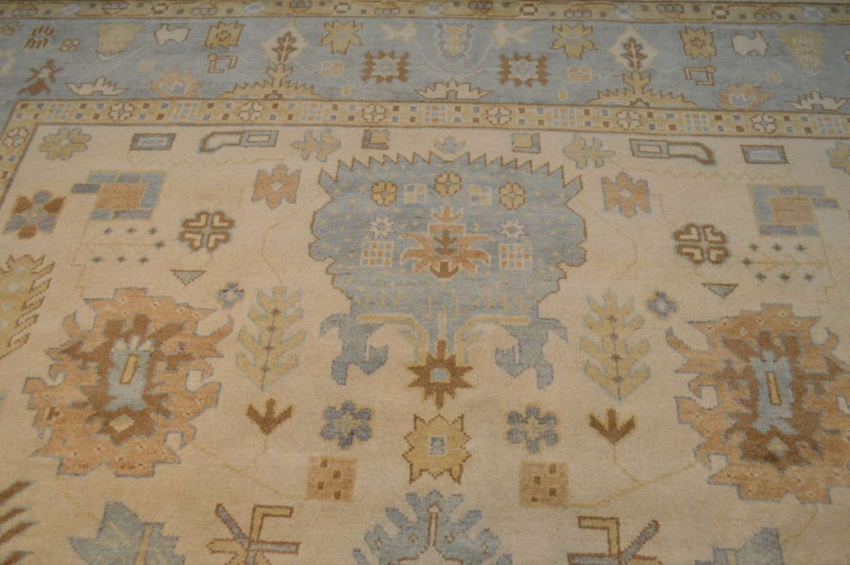 9' 2" x 12' 1" India Oushak Rug image 2