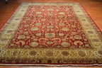 9' 0" x 12' 1" India Agra Rug image 1