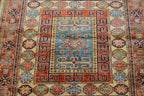 4' 1" x 6' 0" Pakistan Kazak Rug image 5