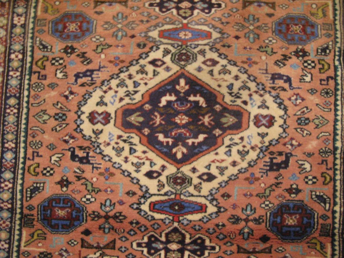 3' 6" x 3' 7" Persian Ardabil Square Rug image 7