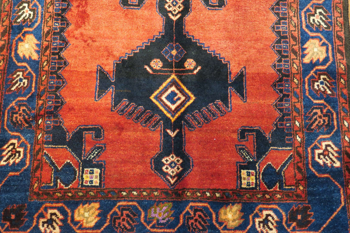 3' 7" x 10' 10" Persian Hamadan Runner image 5
