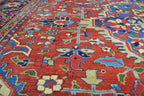 9' 1" x 11' 9" Persian Heriz Rug image 6