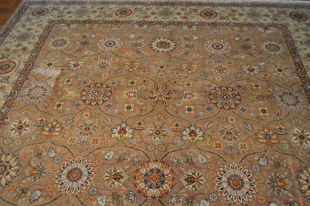 9' 0" x 11' 9" India Agra Rug image 11