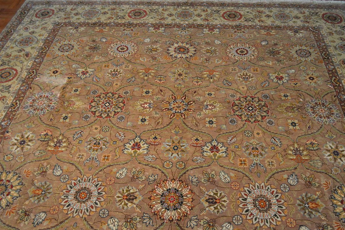 9' 0" x 11' 9" India Agra Rug image 11