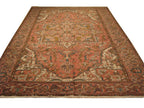 8' 1" x 11' 0" Persian Heriz Rug image 0