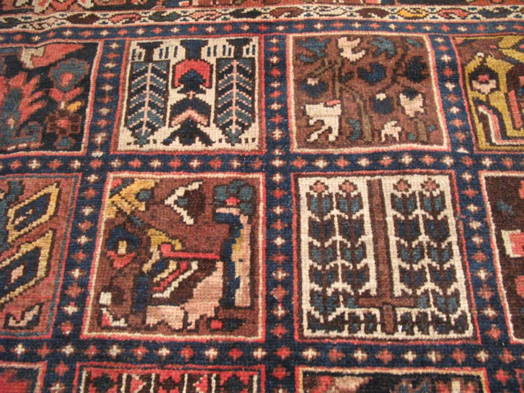 9' 2" x 11' 1" Persian Bakhtiari Rug image 5