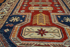 4' 0" x 6' 3" Pakistan Kazak Rug image 6