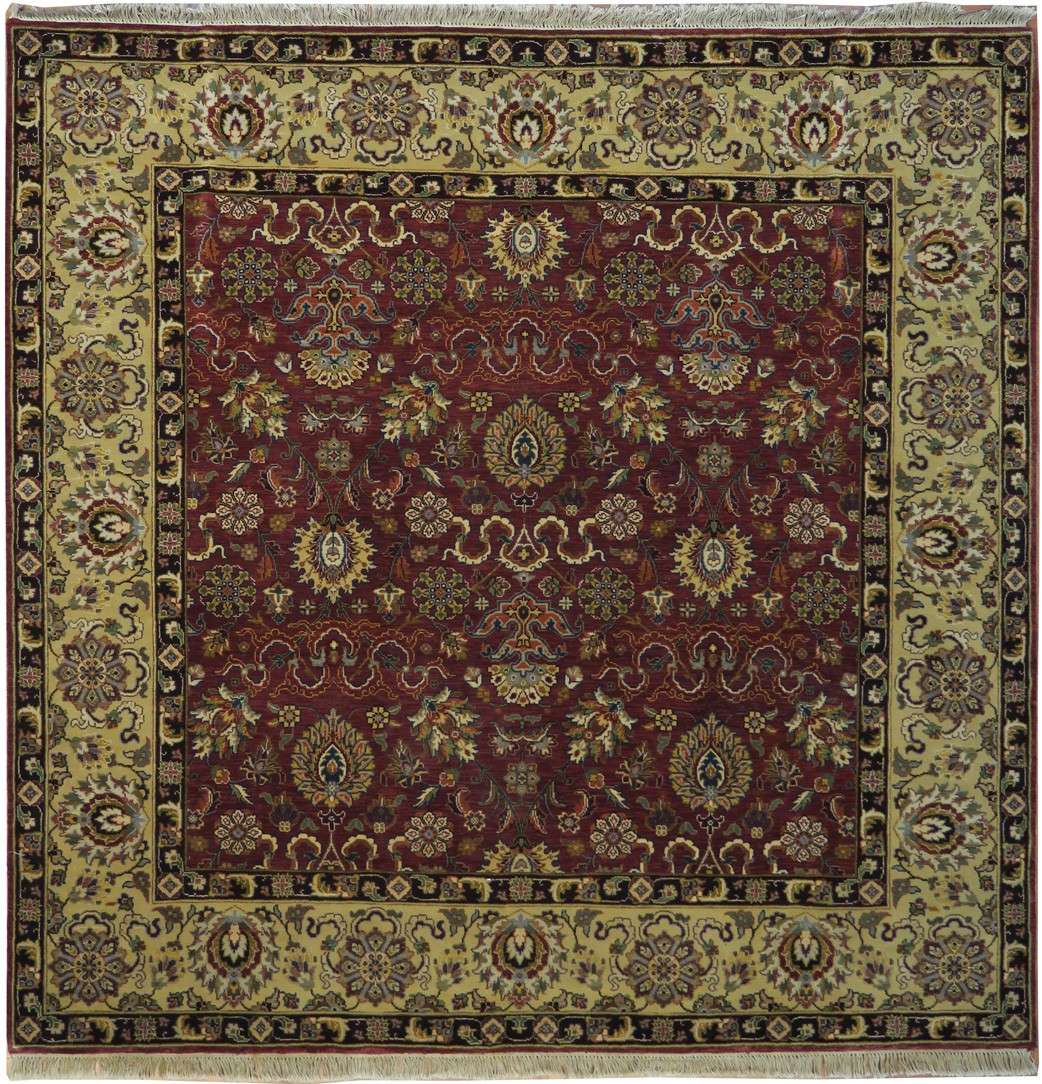 6' 0" x 6' 0" India Agra Round Rug image 0