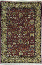 4' 0" x 5' 9" India Agra Rug image 0