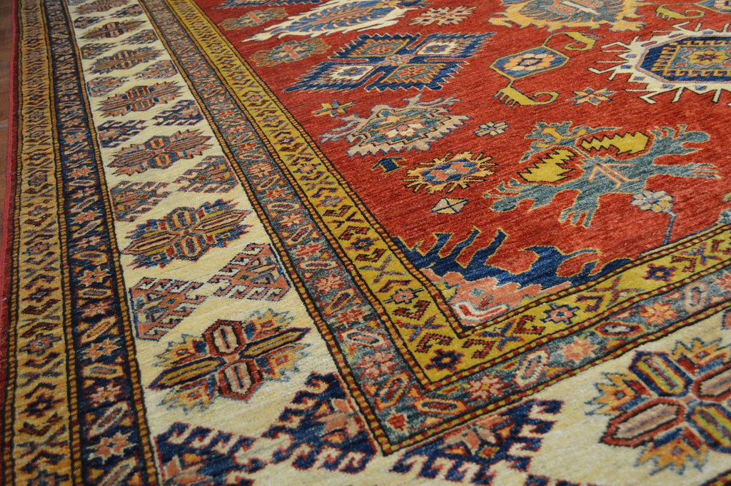 8' 0" x 10' 0" Pakistan Kazak Rug image 6