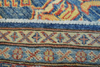 4' 0" x 6' 1" Pakistan Kazak Rug image 11