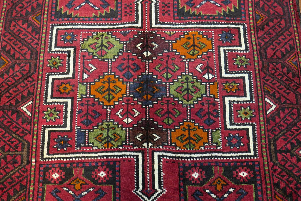 3' 8" x 6' 7" Vintage Baluch Rug image 0