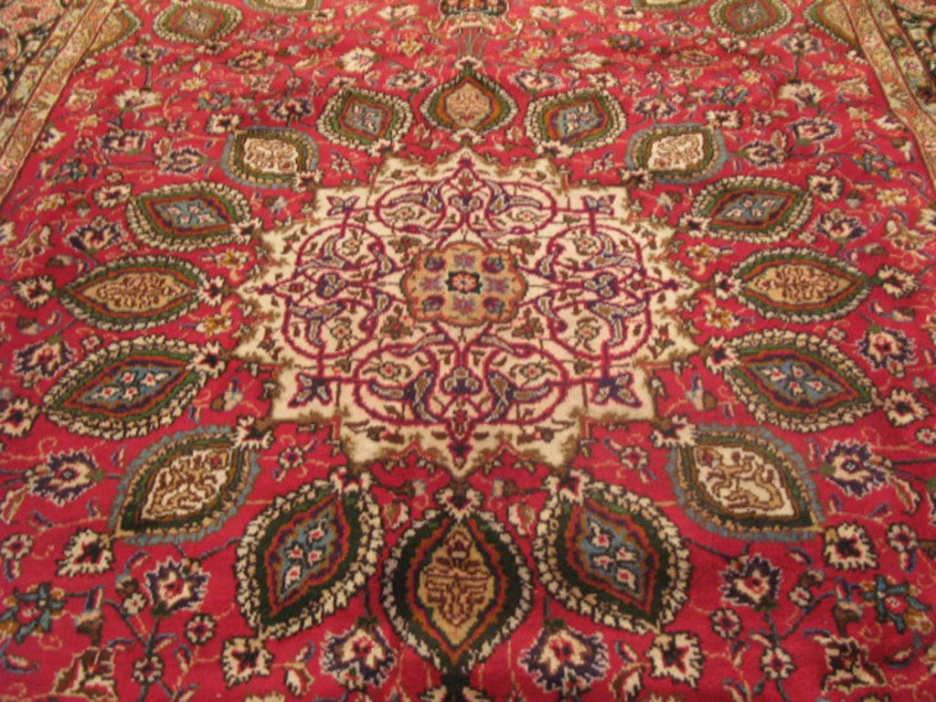 6' 8" x 9' 7" Persian Tabriz Rug image 2
