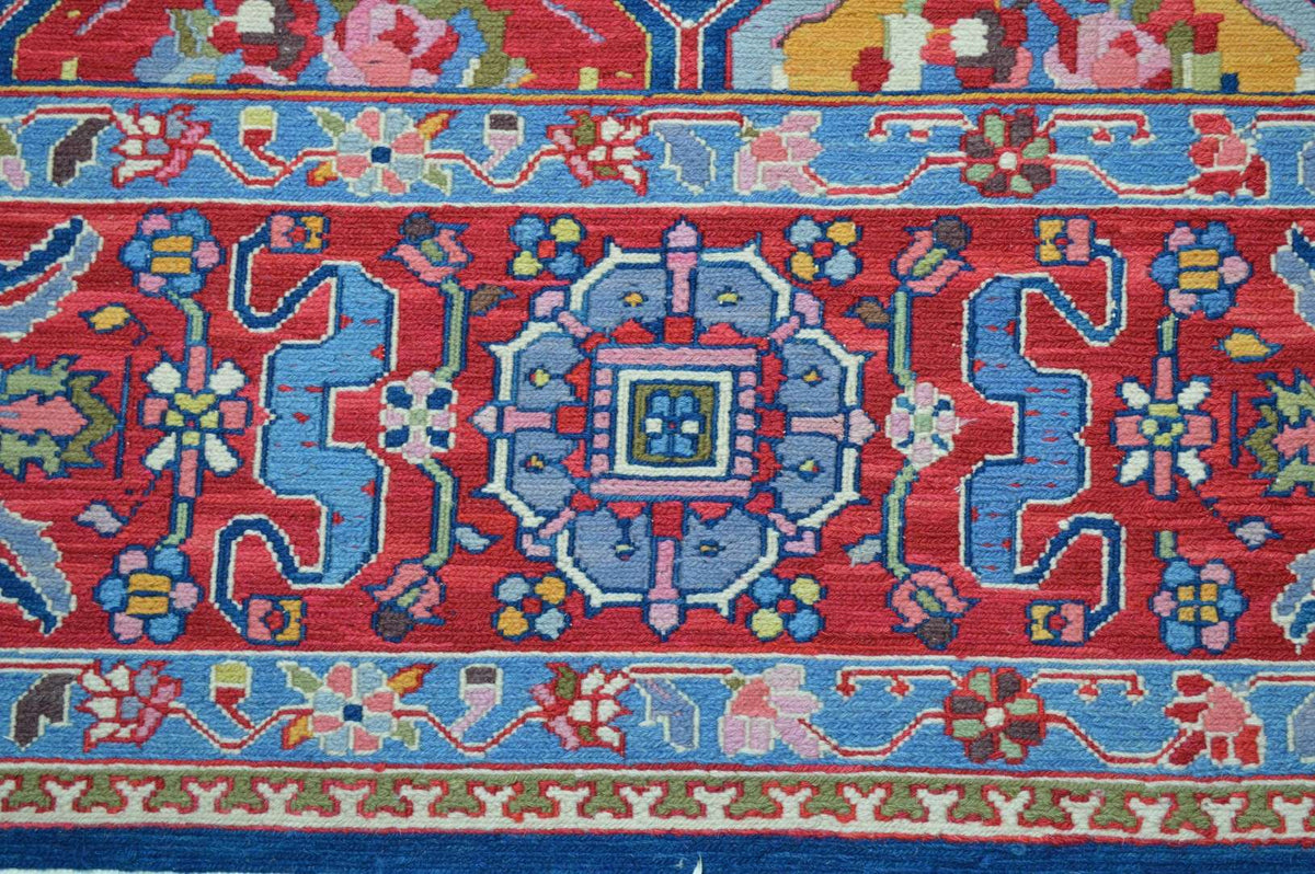 8' 5" x 11' 7" India Soumak Rug image 10