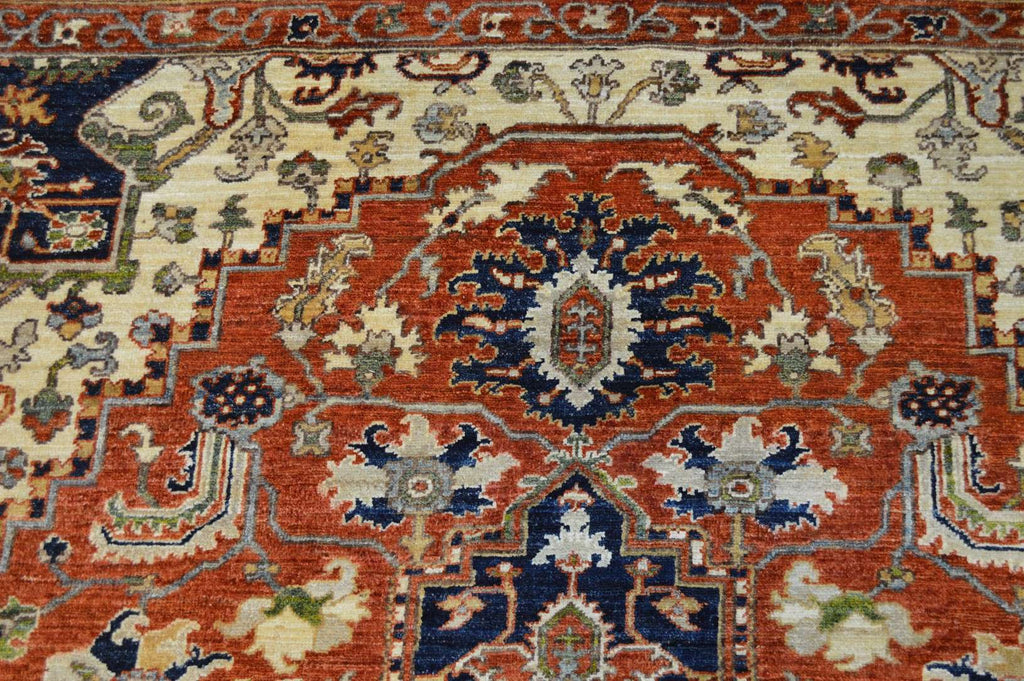 8' 3" x 9' 8" Pakistan Serapi Rug image 8
