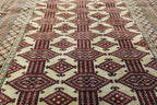 4' 1" x 5' 6" Persian Turkeman Rug image 3