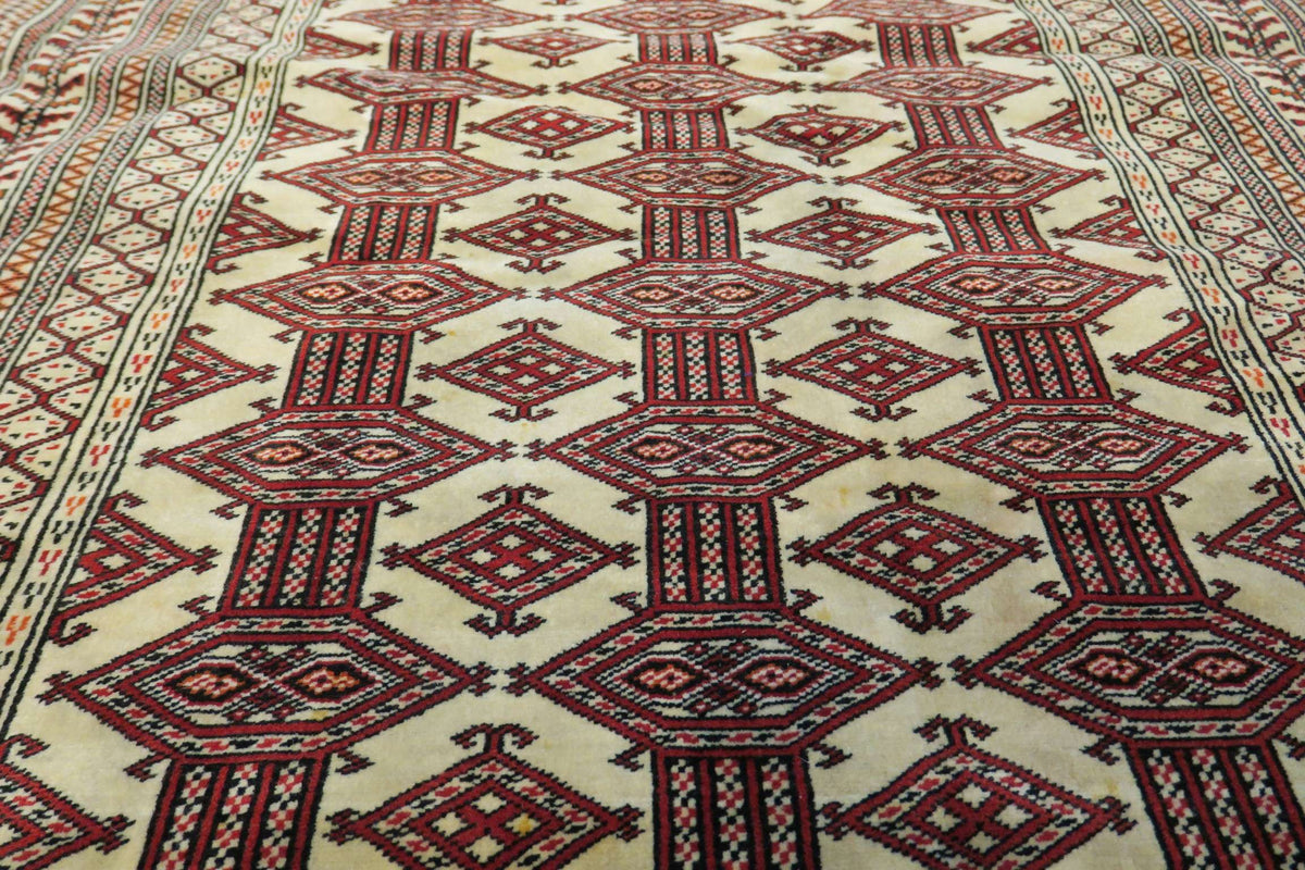 4' 1" x 5' 6" Persian Turkeman Rug image 3