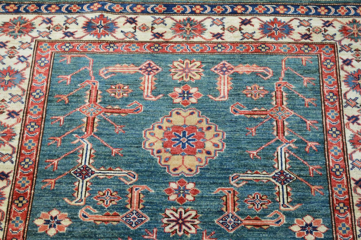 4' 0" x 5' 4" Pakistan Kazak Rug image 4